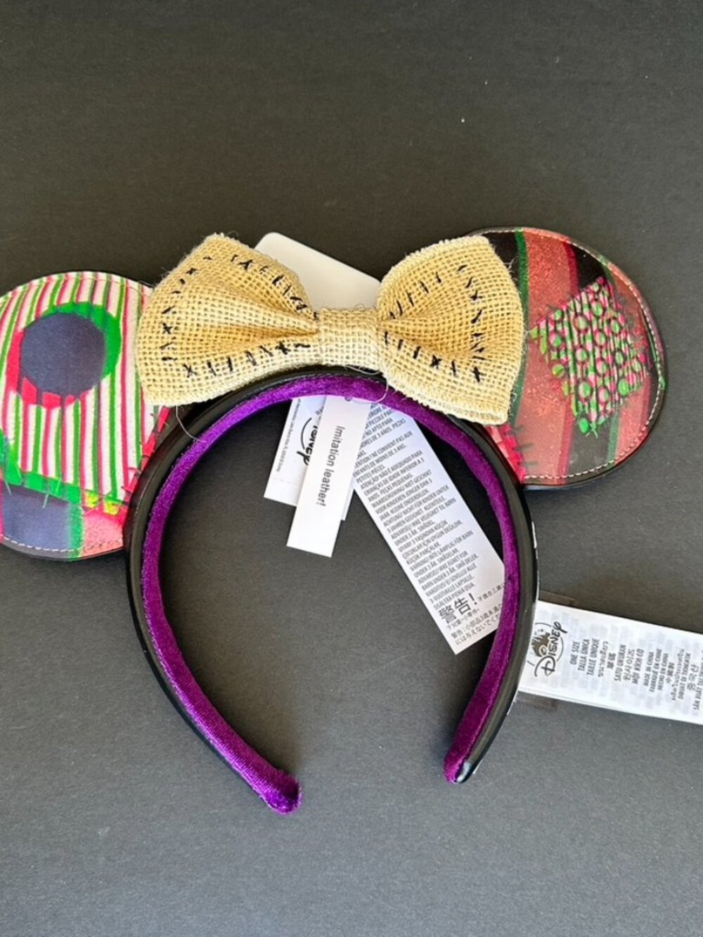 Disney Nightmare Before Christmas Sally Minnie Mouse Ears NEW